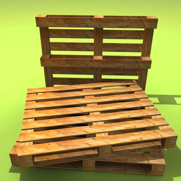 wooden pallet 3d model - Wood Pallet... by tanase laurentiu